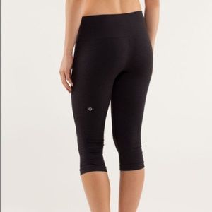 Lululemon in the flow black yoga pants